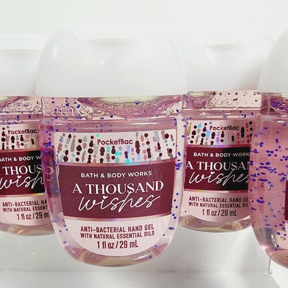 Bath & Body Works Other - 5 A THOUSAND WISHES Bath & Body Works Anti Bacterial Hand Gel Pocketbacs 1oz